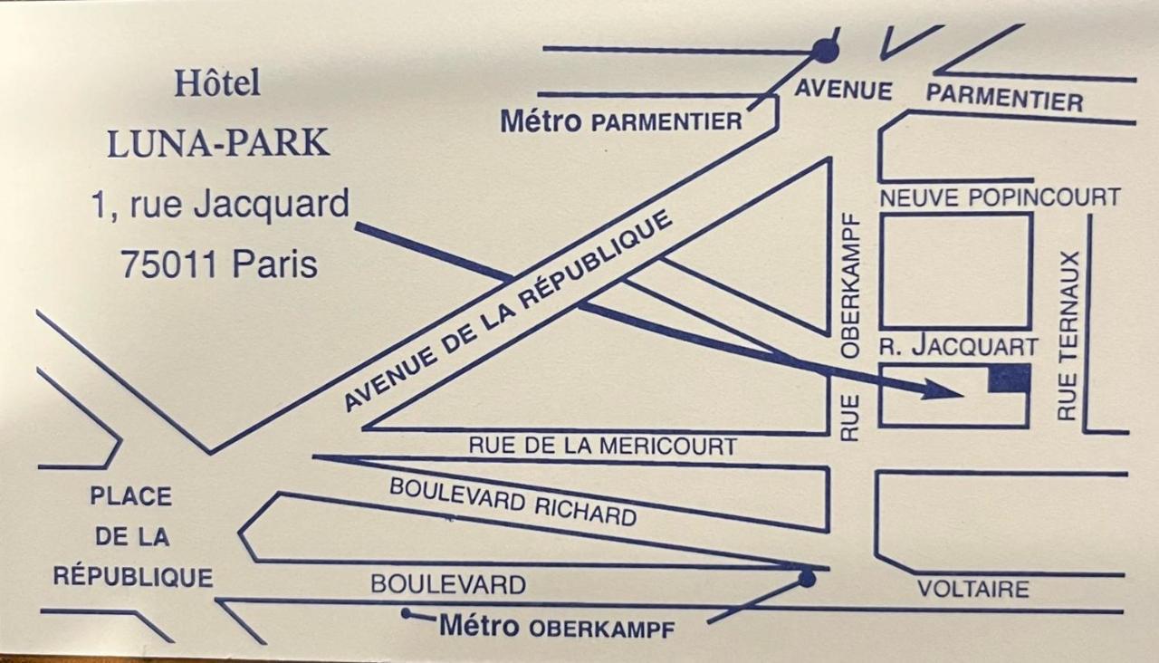 Hotel Luna Park Paris Dış mekan fotoğraf